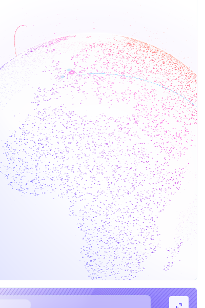 Particle-dot globe